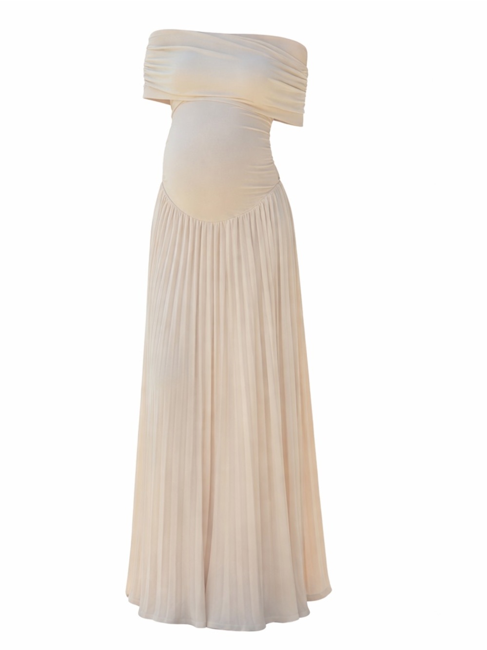 Off Shoulder Maternity Dress